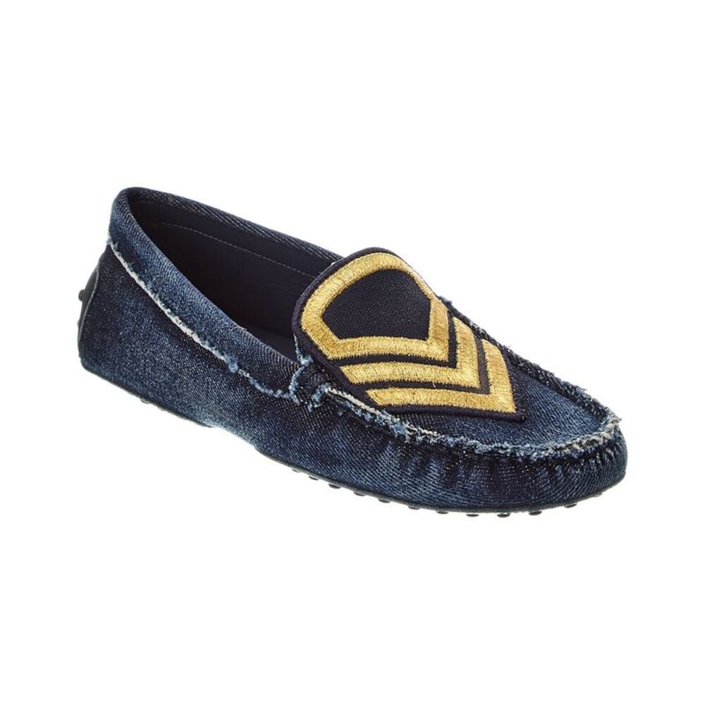 Tod’S Gommini Denim Loafer, Blue
